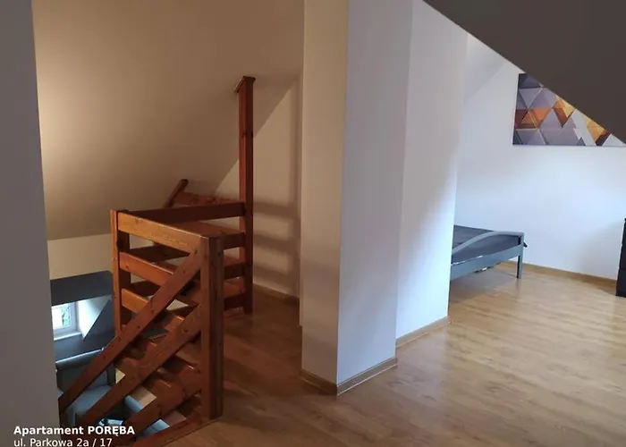 Apartament Poręba, dwupoziomowy, 8-osobowy